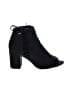 Bamboo Black Ankle Boots Size 8 1/2 - photo 1