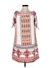 Monteau Print White Casual Dress Size M - photo 1