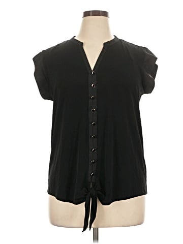 Roz & Ali Short Sleeve Blouse (view 1)