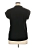 Roz & Ali Black Short Sleeve Blouse Size XL - photo 2