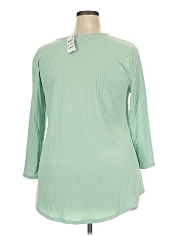 JM Collection 3/4 Sleeve Blouse (view 2)