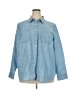 Talbots 100% Cotton Blue 3/4 Sleeve Button-Down Shirt Size 3X - photo 1