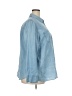 Talbots 100% Cotton Blue 3/4 Sleeve Button-Down Shirt Size 3X - photo 4