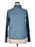 Eddie Bauer Solid Blue Turtleneck Sweater Size XL - photo 1