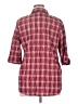 BonWorth Plaid Red 3/4 Sleeve Blouse Size XL - photo 2