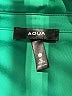 Aqua 100% Polyester Solid Green Long Sleeve Blouse Size S - photo 7