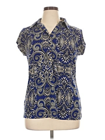 Charter Club Short Sleeve Blouse (view 1)