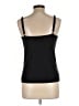 Garnet Hill Black Tank Top Size 10 - photo 2