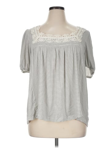 Maurices Short Sleeve Blouse (view 1)