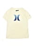 Hurley 100% Polyester Ivory Rash Guard Size 6 - photo 1