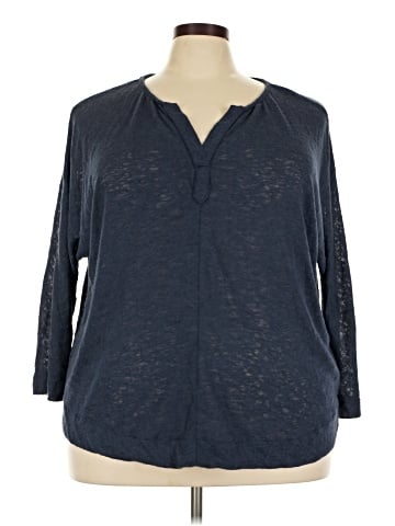 Caslon 3/4 Sleeve Blouse (view 1)