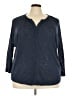 Caslon Blue 3/4 Sleeve Blouse Size 3X - photo 1