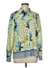 Alex Marie 100% Polyester Print Green Long Sleeve Blouse Size M - photo 1