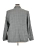 Calvin Klein Checkered-gingham Gray Blazer Size 22 - photo 2