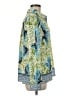 Alex Marie 100% Polyester Print Green Long Sleeve Blouse Size M - photo 4