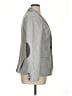 Ann Taylor LOFT 100% Cotton Chevron-herringbone Gray Blazer Size 14 - photo 4