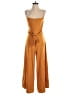 Mink Pink Solid Orange Jumpsuit Size XS - photo 1