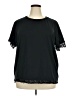 CW Classics Black Short Sleeve Top Size 2X - photo 1