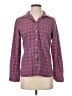 L.L.Bean Checkered-gingham Red Long Sleeve Button-Down Shirt Size XS - photo 1