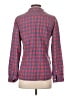 L.L.Bean Checkered-gingham Red Long Sleeve Button-Down Shirt Size XS - photo 2