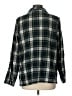 L.L.Bean 100% Cotton Plaid Green 3/4 Sleeve Button-Down Shirt Size L - photo 2