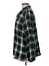 L.L.Bean 100% Cotton Plaid Green 3/4 Sleeve Button-Down Shirt Size L - photo 5