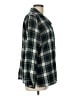L.L.Bean 100% Cotton Plaid Green 3/4 Sleeve Button-Down Shirt Size L - photo 4