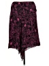 Alfani 100% Silk Paisley Purple Silk Skirt Size 10 - photo 1