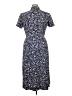 Talbots 100% Polyester Floral Blue Casual Dress Size 14 Petite - photo 2