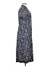Talbots 100% Polyester Floral Blue Casual Dress Size 14 Petite - photo 4