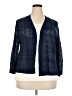Avenue 100% Acrylic Blue Cardigan Size 22 Plus - photo 1