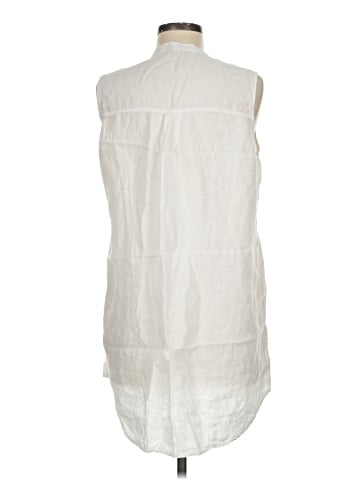Eileen Fisher Sleeveless Button-Down Shirt (view 2)