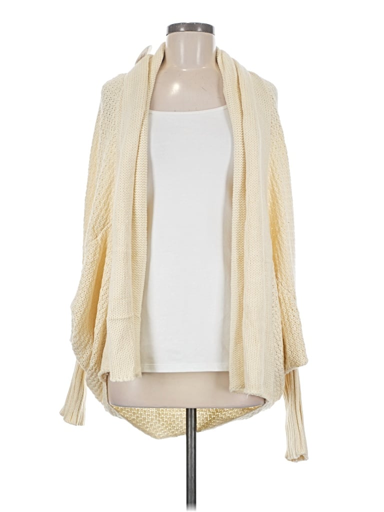 Pre-owned Assorted Brands Cardigan Sweater In Ivory