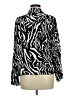 Missguided 100% Polyester Animal Print Black Long Sleeve Blouse Size 6 - photo 2