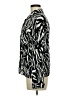 Missguided 100% Polyester Animal Print Black Long Sleeve Blouse Size 6 - photo 5
