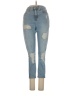 Topshop Hearts Blue Jeans Size 25 waist - photo 1