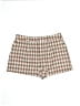 Nine West Plaid Brown Shorts Size XL - photo 1