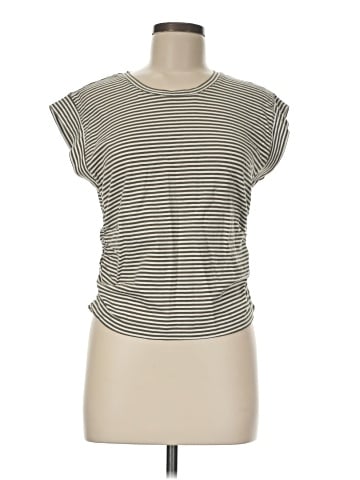 Madewell Side-Cinch Muscle Tee in Stripe (view 1)