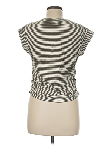 Madewell Side-Cinch Muscle Tee in Stripe (view 2)