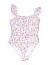 Unbranded Floral White One Piece Swimsuit Size XXL - photo 1