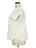 Peach Solid Ivory Short Sleeve Blouse Size 2X - photo 5