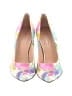 Stuart Weitzman Floral White Heels Size 8 - photo 2