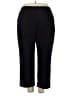 Sag Harbor Solid Black Dress Pants Size 22 - photo 1
