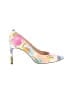 Stuart Weitzman Floral White Heels Size 8 - photo 1