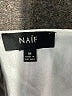 Naif 100% Polyester White Short Sleeve Top Size M - photo 7