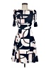 DKNY Graphic Blue Casual Dress Size MedEstimated - photo 1