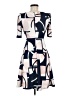 DKNY Graphic Blue Casual Dress Size MedEstimated - photo 2