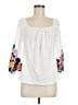 Boden 100% Cotton White 3/4 Sleeve Top Size 6 - photo 1