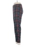 Hue Plaid Teal Casual Pants Size M - photo 5