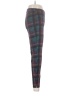 Hue Plaid Teal Casual Pants Size M - photo 4